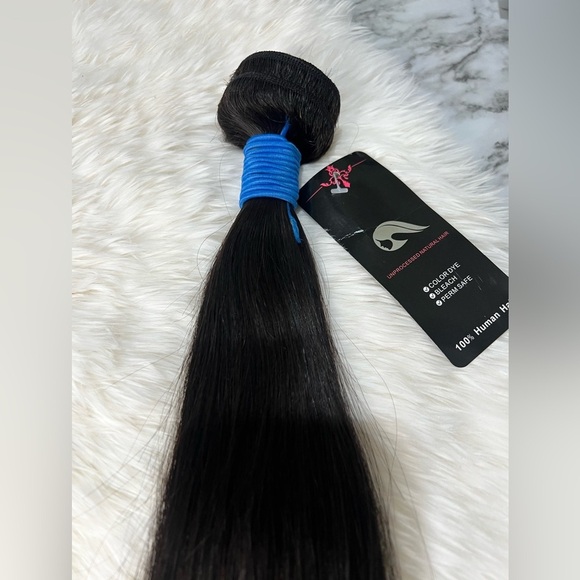 16 In Natural Black 1 Bundle Human Hair 100% Unprocessed Brazilian high … - Picture 2 of 5